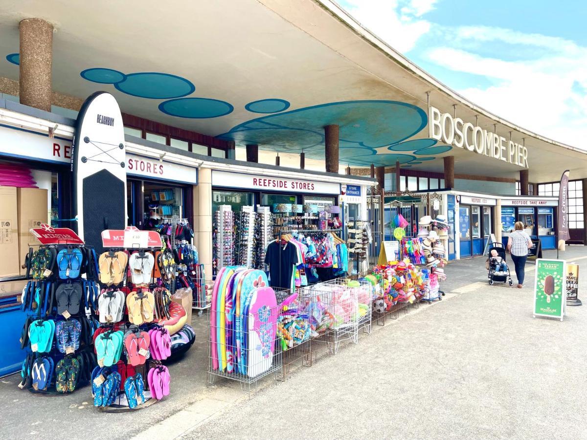 Sea View Family Stay By Beach Gym & Parking Bournemouth Exterior foto
